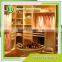 Built-in Laminate Sling Door Modular Bedroom Wardrobe