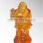 Happy Smiling Buddha Statue Liuli Colored Glaze Crafts 2016 New Style