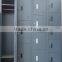 Multi-color swimming room 9-door metal clothes wardrobe steel locker