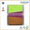 A4 zip pu leather business portfolio notepad with card holders