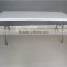 5ft popular rectangular plastic table with folding legs for outdoor use