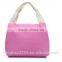 2016 new design cooler bag cute pattern cooler bag portable canvas lunch bag