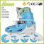 foshan factory sales pvc wheel 608 bearing blue kids roller skate with flashing                        
                                                Quality Choice