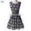 fashion office lady dress 2015 sleeveless beach dress