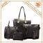 2016 China  Fashion Designer Pu Leather Handbag Set Wholesale