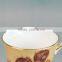 Lead Free gold rim ceramic enamel mug, coffee mug, beer mug