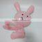 pink inflatable rabbit animal toy,cute inflatable hugging rabbit