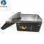 Chinese wholesale recycle black metal cute tin can