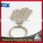 OEM zinc alloy cartoon pink pig shape keychain for giveaway