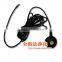 Black PU Conductive ESD Clip Grounding Cord