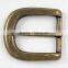 35mm polish press tooth metal South America vintage antique brass belt buckle