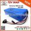 LI-Ion 72V Battery Pack 30Ah Deep Cycle Battery in Samsung Lithium Ion Battery Cell 18650