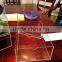 High quality imprint logo custom clear acrylic shoe display case