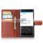 Mobile phone new model PU leather wallet case for Blackberry Priv ,for blackberry Priv case