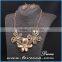 Africa bridal wedding gift jewelry elegant fashion flower necklace jewelry sets