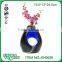 brief modern homes fashion desktop water decoration glass fountain with flower vase style