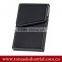 custom Leather business card holder necklace employee id leather card holder with neck strap