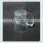 2016 new design shull shape glass cup beer glass cup with skull shape