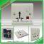 13amp 1 gang multi socket with light and switch wall switch socket