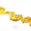 low price garment accessories punching fabric flower trimming