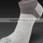 Men's fingers breathable mesh cotton socks Toe socks toe socks toe desig tube socks