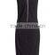Custom manufacture midi zipper outside woven sleeveless dress