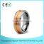 8MM Tungsten Carbide Ring, 18K Rose Gold Brushed Tungsten Carbide Ring, Fashion Tungsten Wedding Band Ring