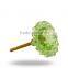 Glass Small Beads Green Color Knob