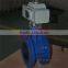 soft seal flange butterfly valve with electric actuator