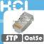 Taiwan Manufacturer RJ45 8P8C Cat 5e Shielded STP Gold Plated Modular Plug