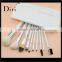 Private Label Makeup Brush Set Goat Hair Make up Brushes White Makeup Brush Sets