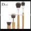 Wholesale bamboo synthetic hair powder brush angular brush