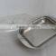 Transparent lid butter dish butter box butter tray stainless steel butter dish