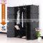 Plastic clothes and shoes storage organizer cabinet