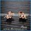Latest Design Fashion Stainless Steel Snake Animal Stud Earring for Women Girls