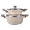 2015 new design aluminum non-stick cookware set