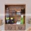 Two drawer wall wooden boxes