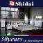 royal luxury bedroom furniture / pictures of bedroom sets / glass bedroom sets mirror B87