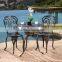 Knight Home Cornwall 3-piece Cast Aluminum Outdoor Bistro Set