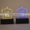 LED Rechargeable acrylic signage display holder