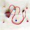Blinking plastic Christmas flash led light necklace for kids