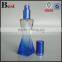 super high quality 50ml perfume spray bottle blue gradient color perfume spray bottle with aluminum cap