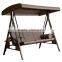 3 seat patio swing chair metal swing chair with steel frame for hot sale