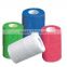 CE/FDA non woven elastic self cohesive bandage/pet cohesive adhesive bandage in low price