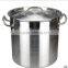 Tall Straight-shaped Non-magnetic stainless steel stockpot/commercial stock pot/soup bucket