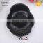 Fashion wholesale black rhinestone leather flower for high heel
