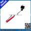 Hot sell Cable Take Pole Selfie Stick,Wired Monopod Selfie Stick,Wired Selfie Monopod With High Quality