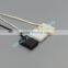 Clothing Hang Tag 20cm Black Plastic Snap Lock Pin Loop String Fastener