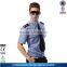 Breathable Summer Short Sleeve Security Guard Wear Shirt Of Light Blue Color SCSR-103