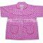 2017 Custom Made Pajamas Black Polka Dots Girls Pajamas Set